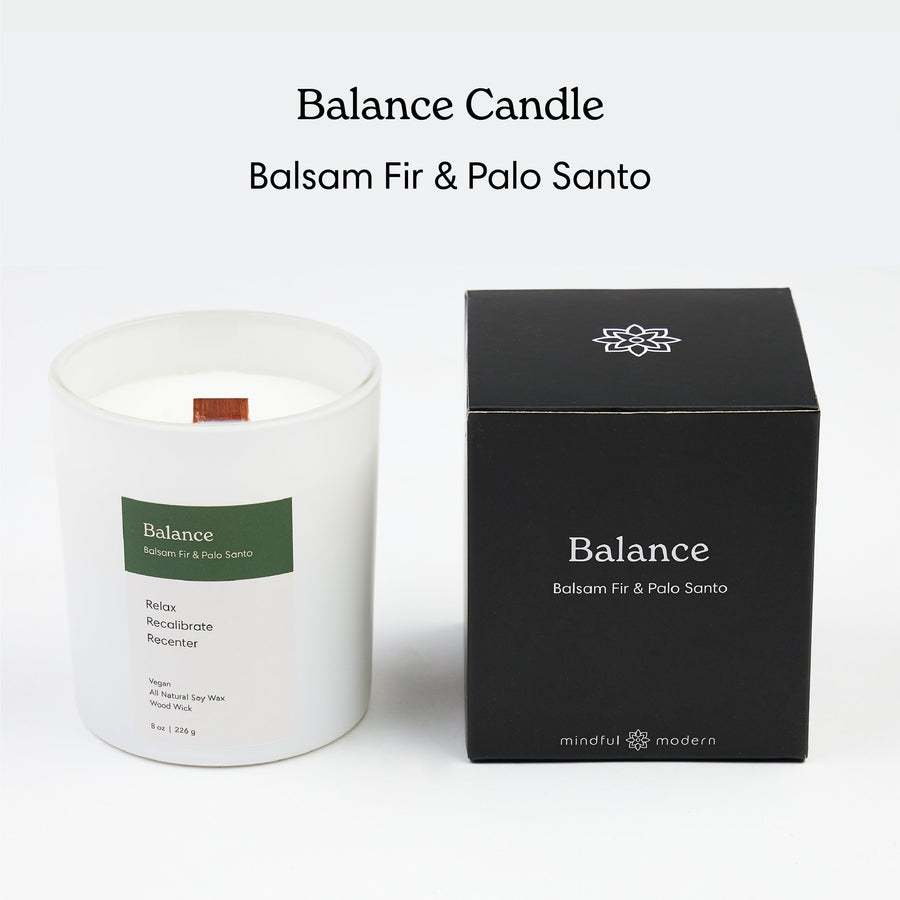 Balance Candle Mindful and Modern 