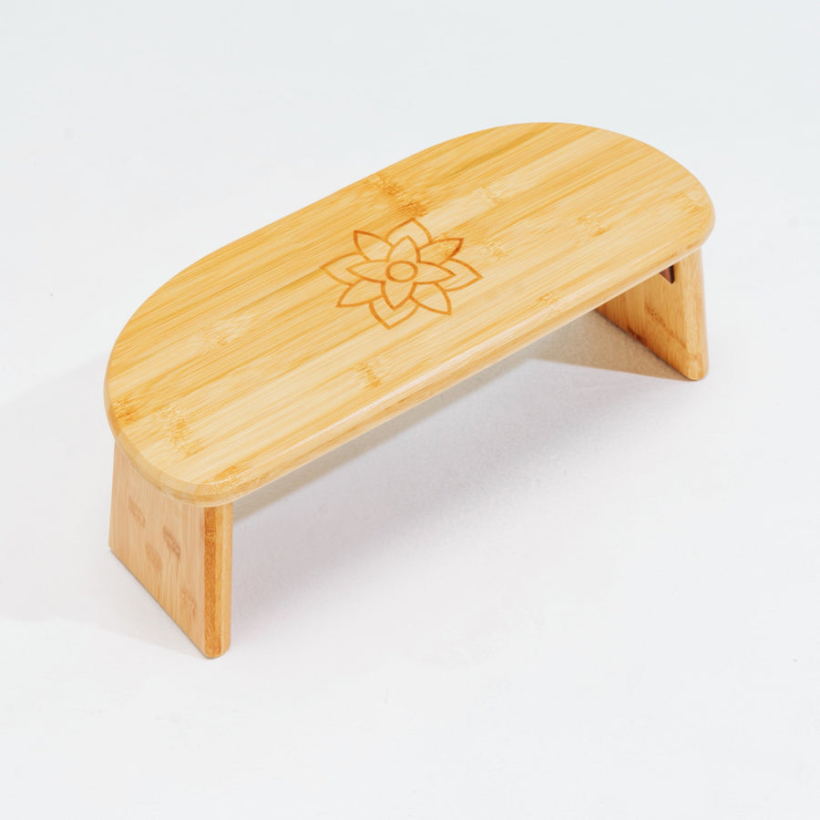 Bamboo Folding Meditation Bench Mindful & Modern 