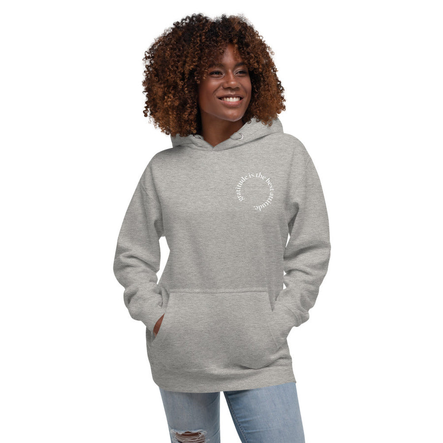 Gratitude Is The Best Attitude Hoodie Mindful and Modern 