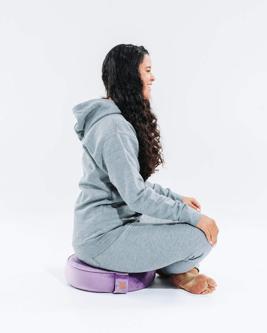 Luxe Velvet Meditation Cushion Mindful & Modern 