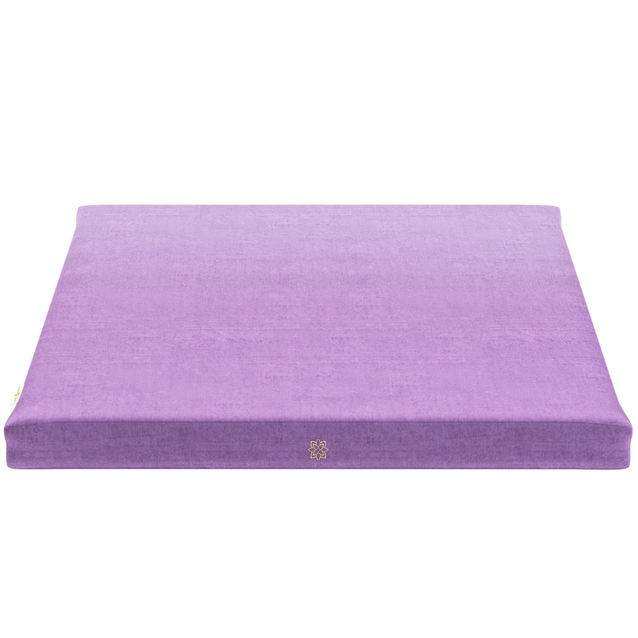 Luxe Velvet Meditation Zabuton Mat Mindful & Modern Violet 