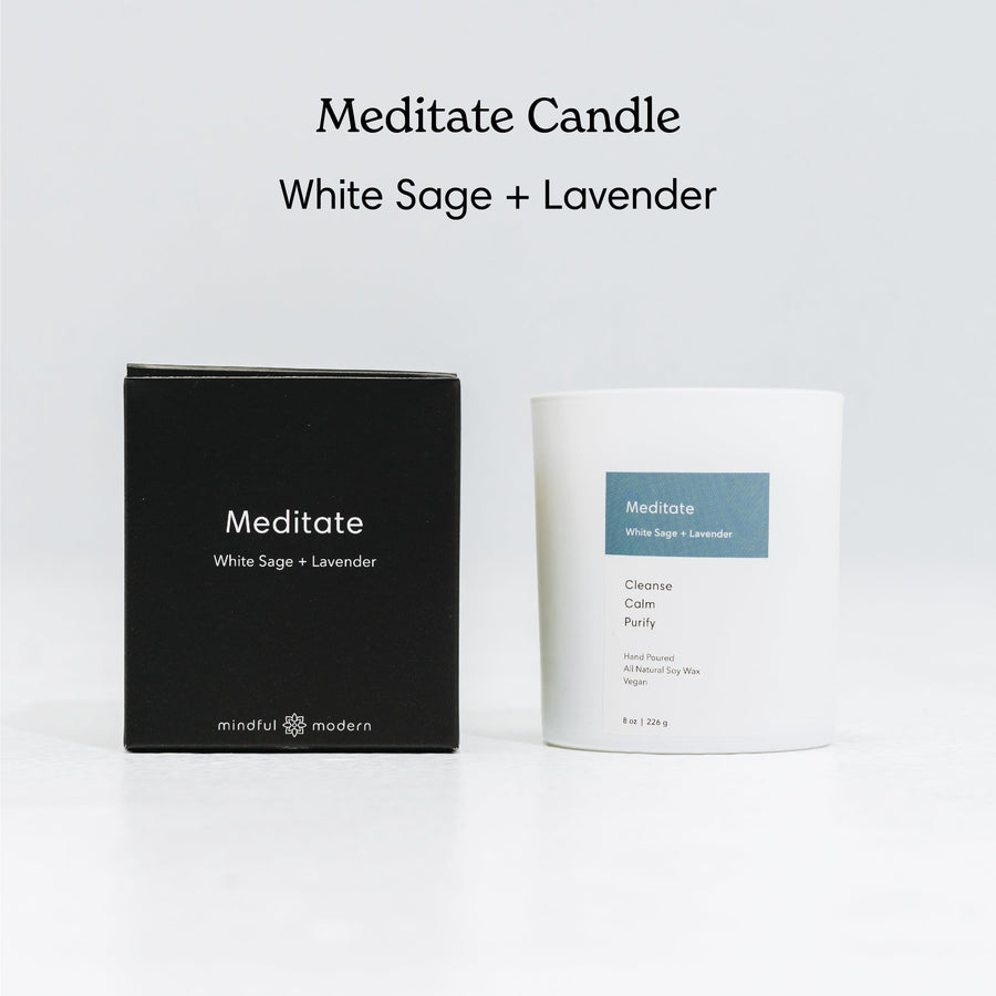 Meditate Candle Mindful & Modern 