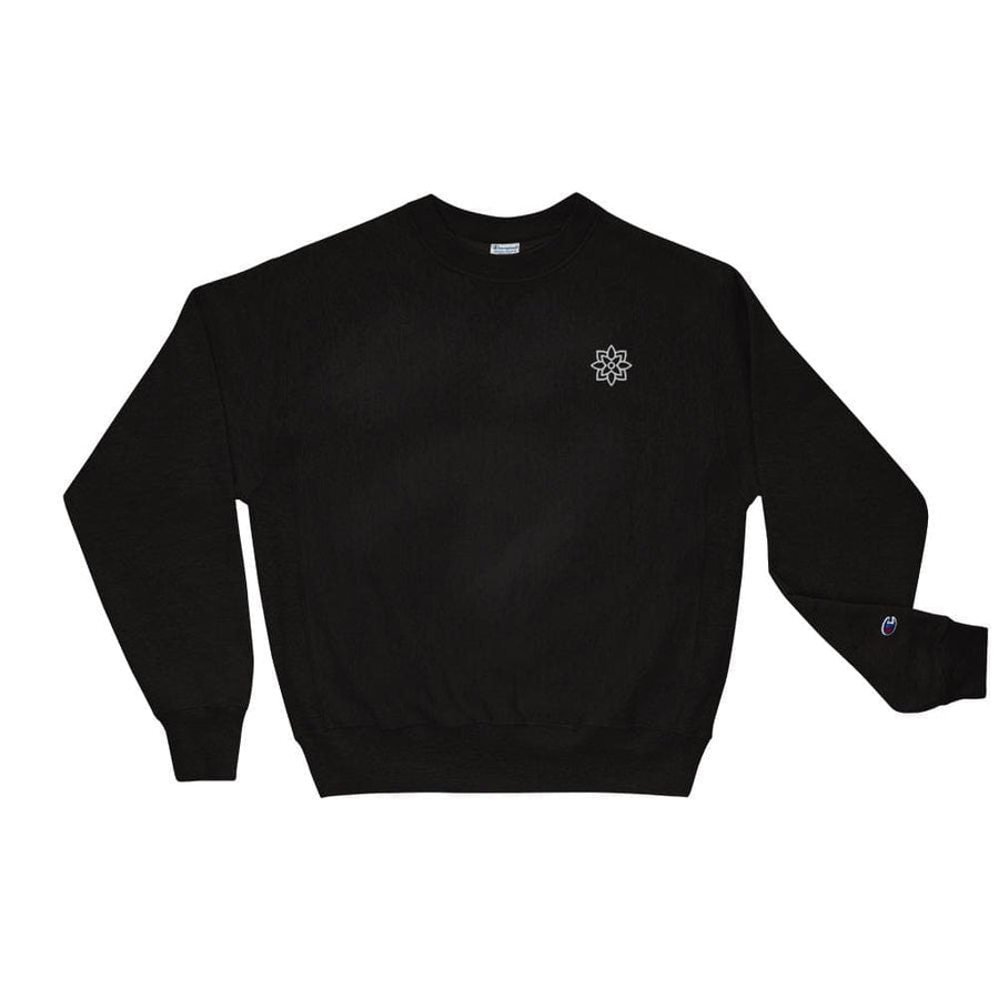 Mindful Lotus Champion Sweatshirt Mindful & Modern Black S 